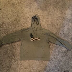 Gray Filed and Stream hoodie